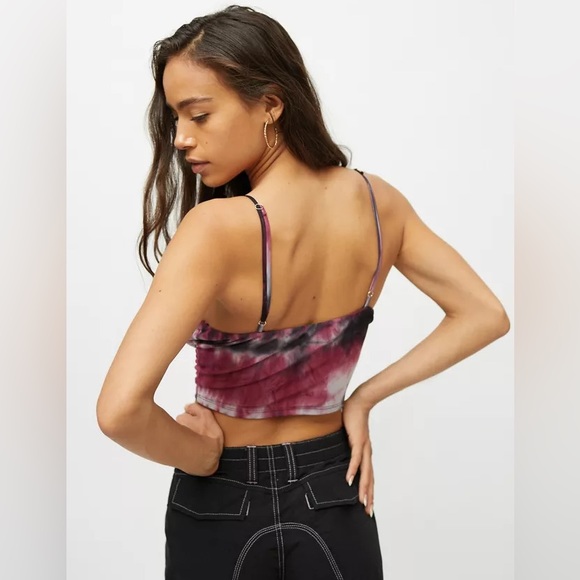 Urban Outfitters My Sweetheart Mesh Tie-Front Cami - Picture 2 of 6